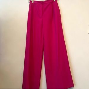 Hot Pink Zara Wide Leg Trousers